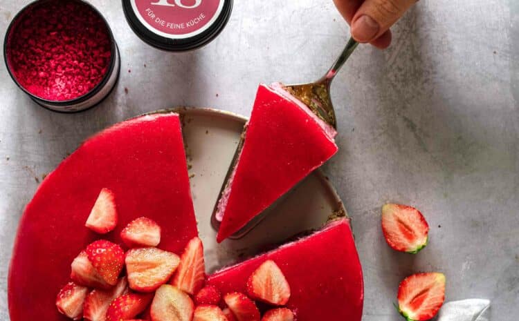 Rezept: No-Bake Strawberry & Yogurt Cake