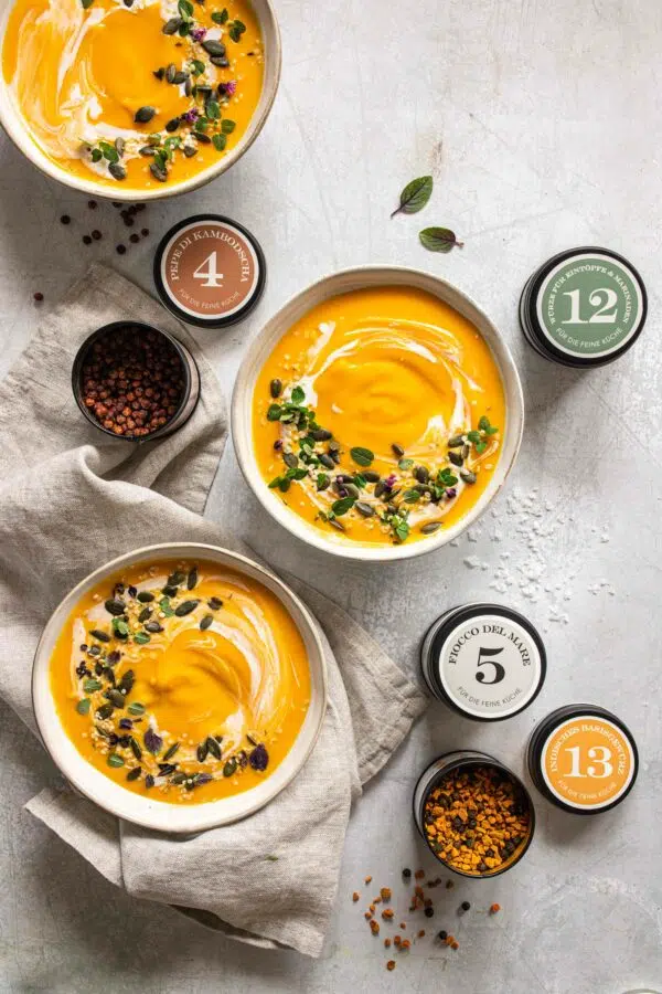 Rezept Kuerbis Ingwer Suppe mit Kurkuma